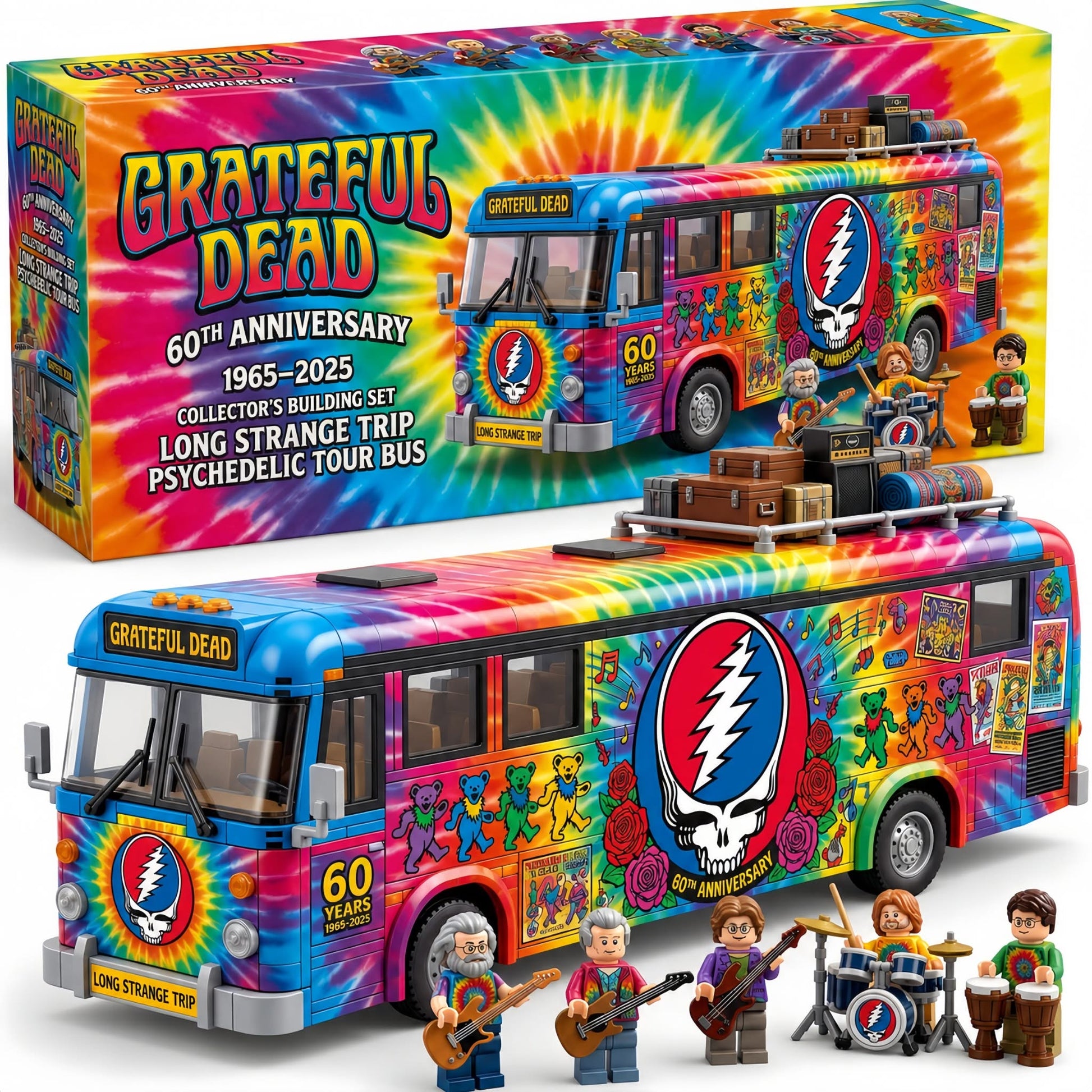 Grateful Dead 60th Anniversary Collector Building Set